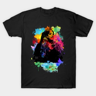 Wynonna Judd - Watercolour Art Styles T-Shirt